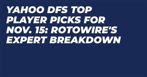nba rotowire|nba dfs projections rotowire.